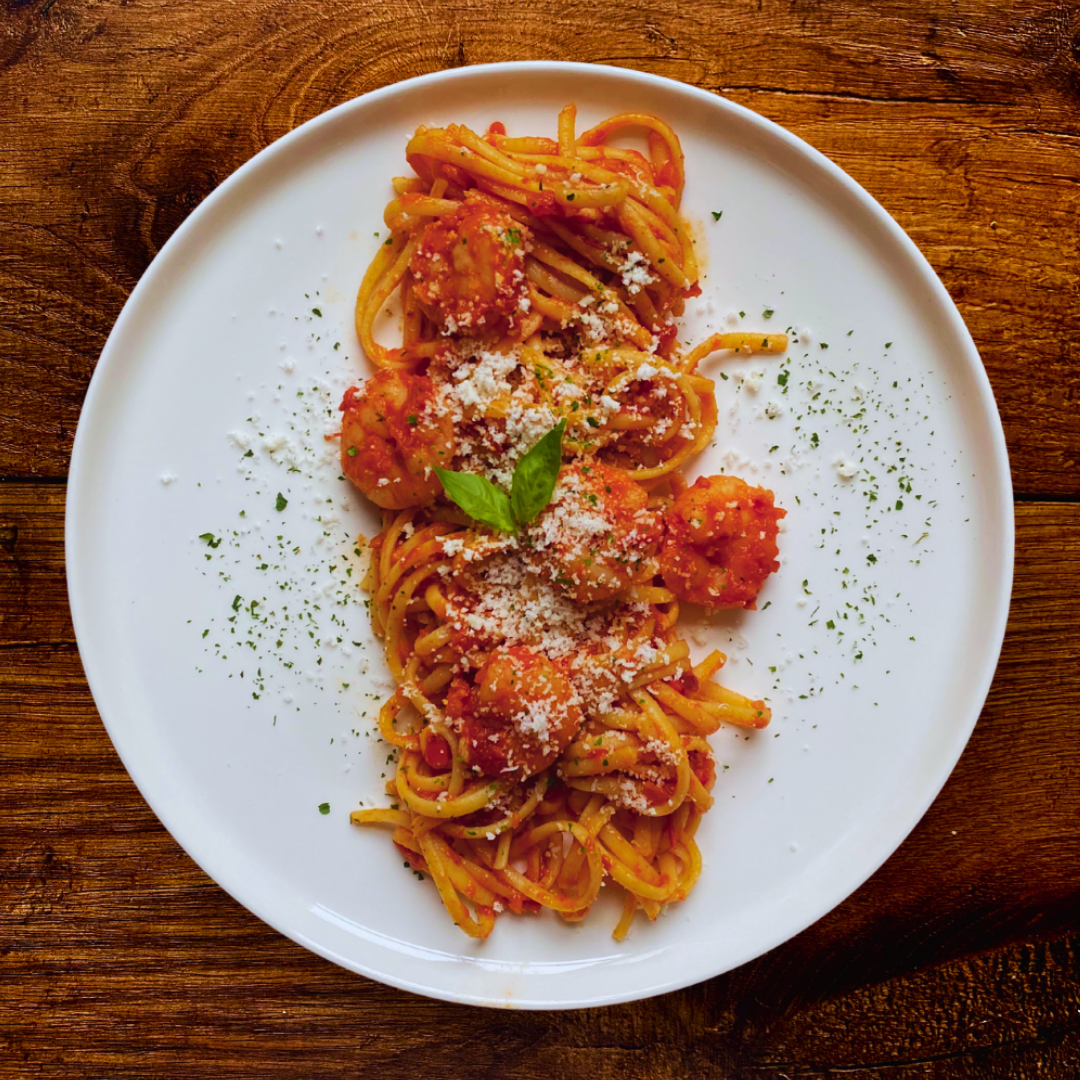 Chilli Prawn Linguine